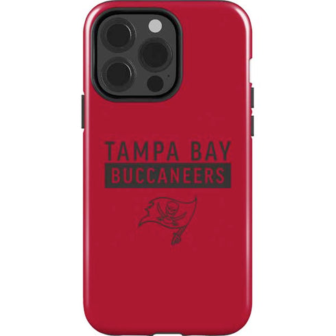 NFL Tampa Bay Buccaneers Red Performance Series iPhone 15 Pro Impact Case